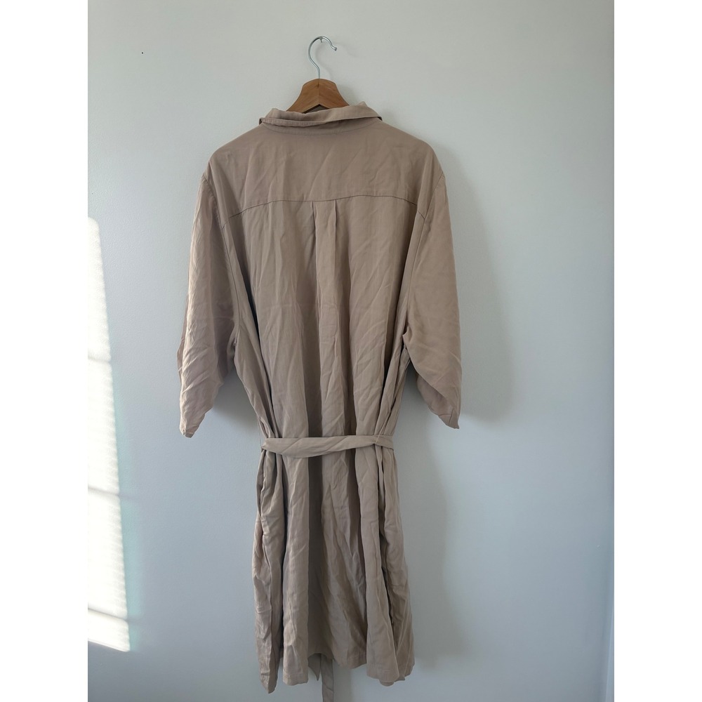New Torrid Tan Mini Waist-Tie Shirt Dress – Size 4X - Picture 7 of 7